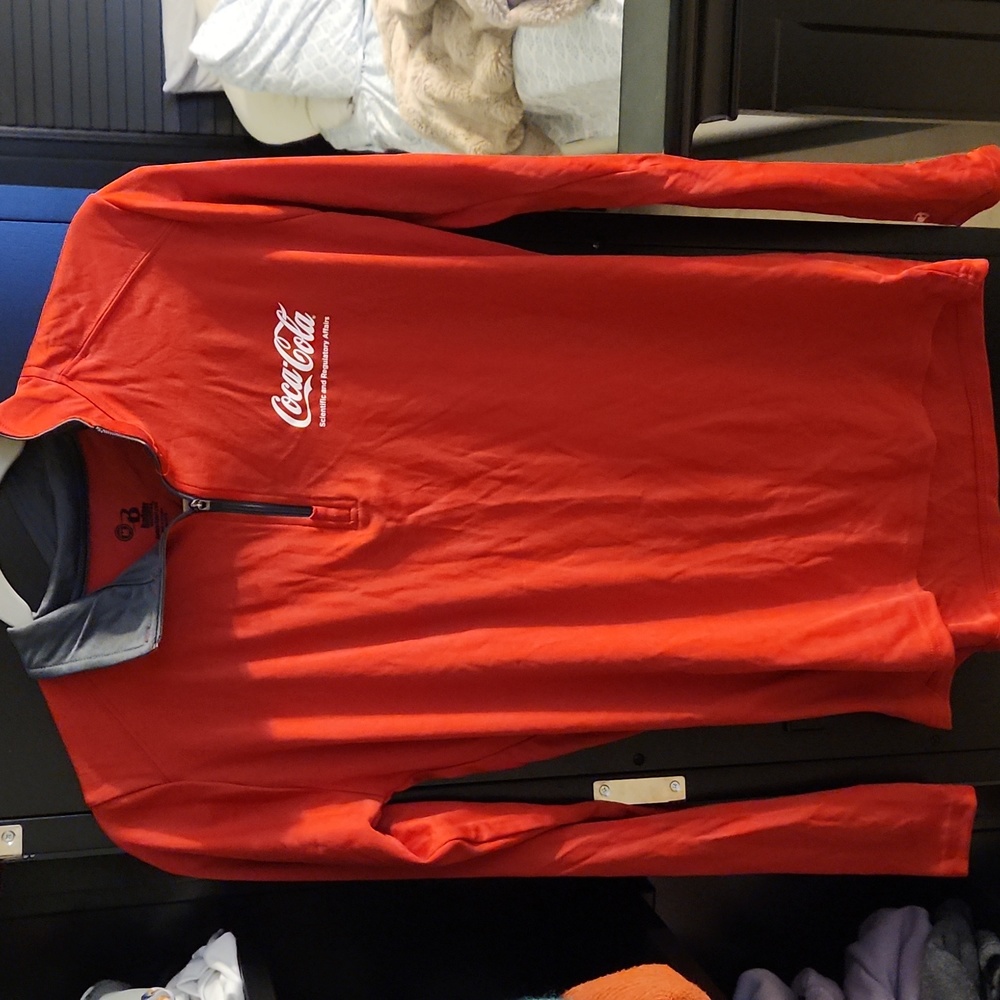 Coca-Cola long Sleeve Polo Medium